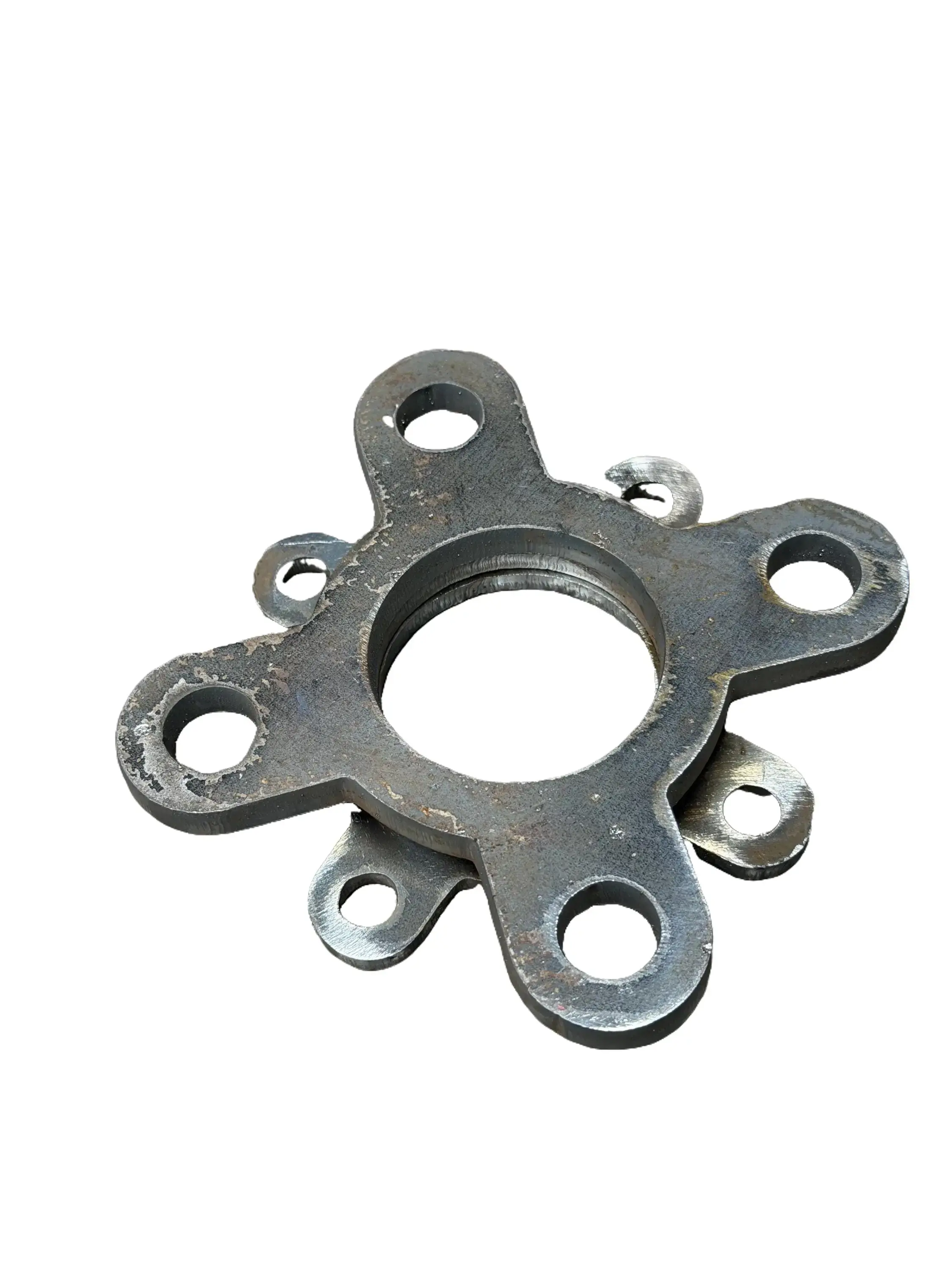Heavy-Duty 4-Piece CNC-Cut Steel Wheel Spacers & Adapter Plates, Convert 3.5"-4" Bolt Pattern for Mini Bikes, Hot Rods Builders