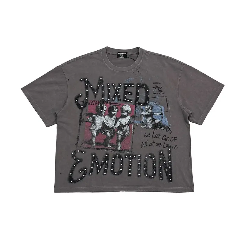 Grey faded t shirt - TikTok Shop