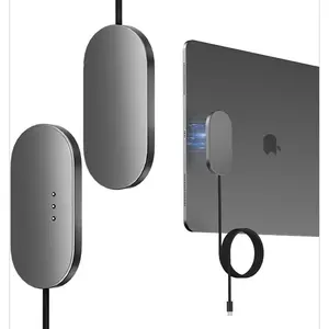 Magnetic Wireless Charger for ipad pro ONLY, 18W Fast Charging Smart Connector Charger, Aluminum Alloy Wireless Charging Pad with USB-C Cord Cable Tablet Computer Electronic