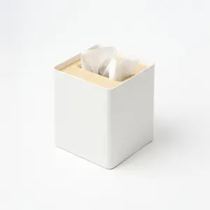 Tissue Box Cover - Square - Steel