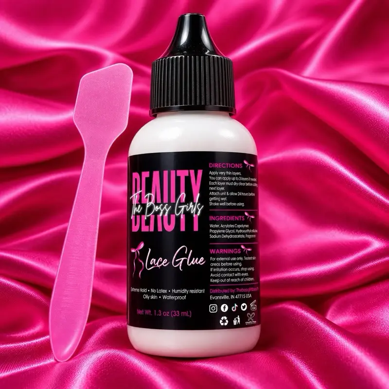 Thebossgirlsbeauty Lace Glue - Skin-Friendly, Lightweight Haircare Adhesive for Wigs, Closure Units
