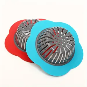1pc Kitchen Sink Strainer, Drain Filter Net, Silicone Sink Drain Strainer Stopper, Anti-Clog