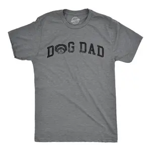 Mens Dog Dad Shih Tzu T Shirt Funny Cute Puppy Pet Shih Tzus Lover Tee for Guys Mens Funny T Shirts Cool Vintage Fashion T-Shirt Gift Classic Menswear Funny Dog Short Sleeve Novelty Tees for Guys Dark Grey
