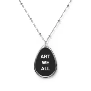ART WE ALL Oval Necklace