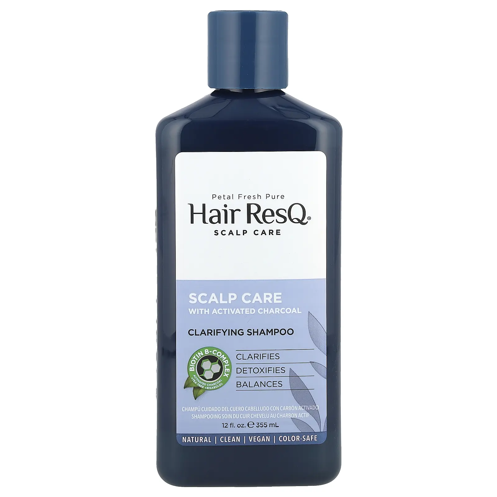 Petal Fresh Hair ResQ®, Clarifying Shampoo, Scalp Care with Activated Charcoal, 12 fl oz (355 ml)