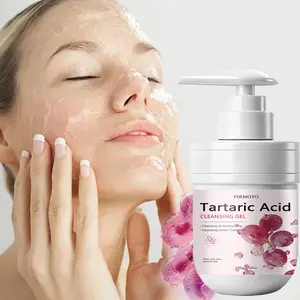 Glycolic Acid Deep Cleansing Exfoliating Gel Cleanser, Long-Lasting Pore Cleaning, Ideal for Face and Body, Suitable for All Skin Types
