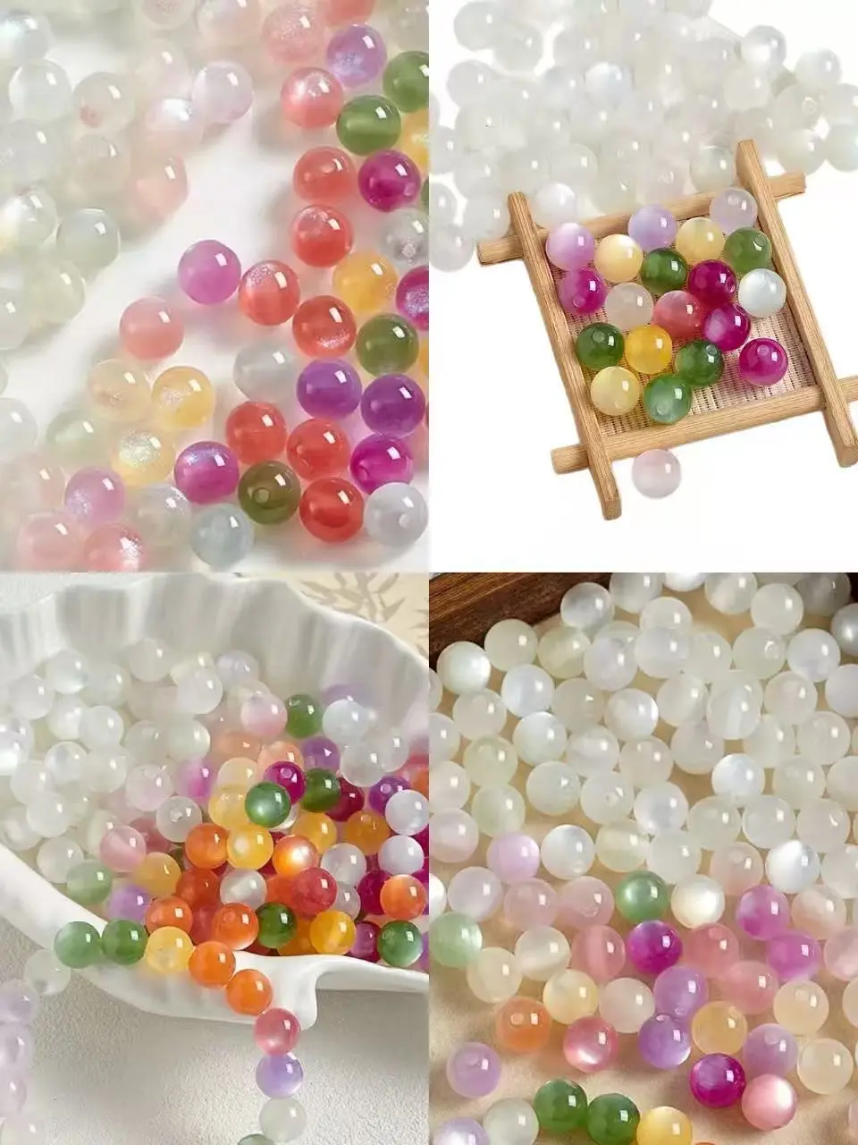 Connie-A20-Magic Rainbow Cat's Eye Fancy Beads Connie-A20-Magic Rainbow Cat's Eye Fancy Beads