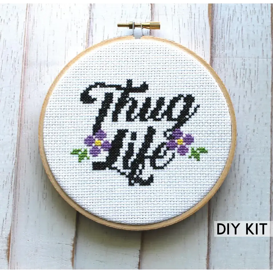 Thug Life Cross Stitch Kit