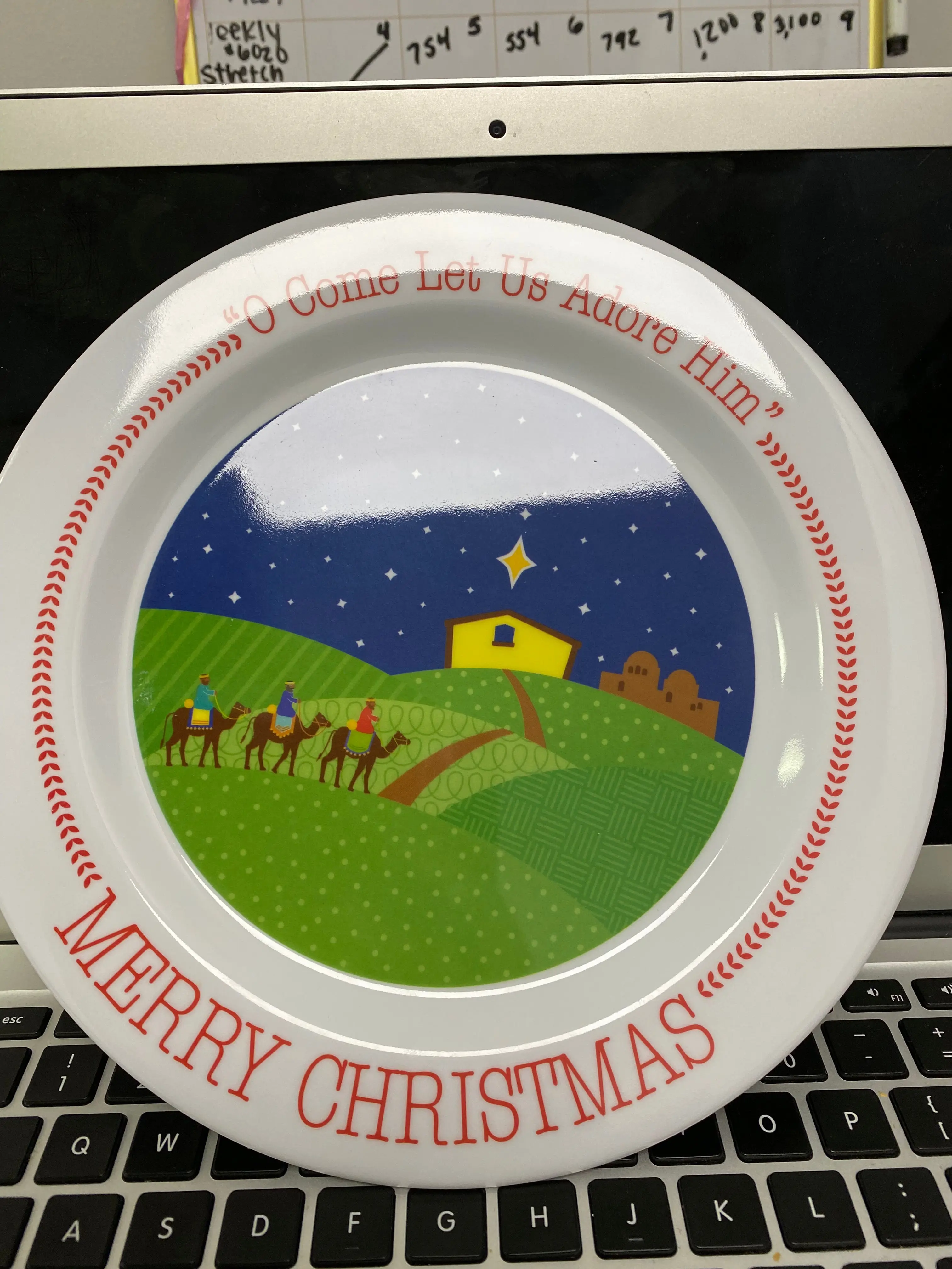 Merry Christmas Plate