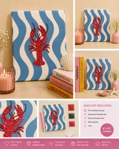 Funky Lobster 8x10 Bedazzle Kit