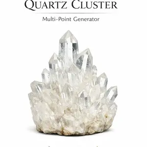 3.42 LB Cathedral Quartz Cluster Multi Point Generator Natural Brazilian Formation Collector Statement Piece Raw Untouched Growth