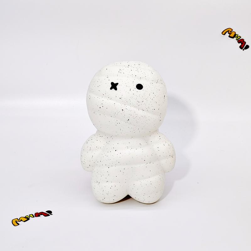 MHM Squishy Wind-Bread Buddy Stress Relief Toy - Sticky, Moist, Soft, Slow-Bouncing Foods Sensory Tool for Tactile Relaxation 9.65x6.89x4.13in