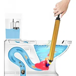 2026 Pressure Toilet Unblock, Toilet Plunger Drain ClogRemover, Air Plunger for Toilet Bathroom Floor Drain SinkKitchen Unclogger Plumbing Tools (1 PCS)