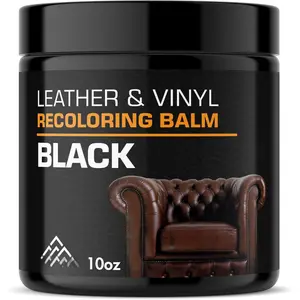 Leather Recoloring Balm, Color Restorer for Couches and  Seats, Leather Scratch Remover and Dye, 10 oz