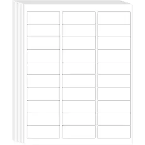 Printable Address Labels 1" x 2-5/8", 900 Labels 30 per Sheet, Mailing Labels for Envelopes (30 Sheets)