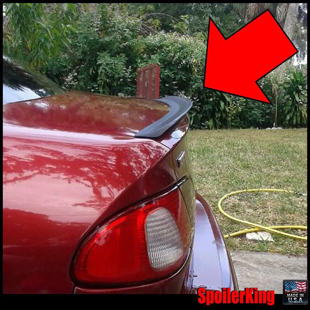 Toyota Corolla 1998-2001 Duckbill Trunk Spoiler (284G)