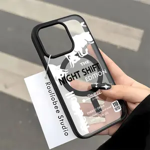 RB Pattern Premium Magnetic phone case applicable for iPhone 16ProMax 15 14 13 12 11 Plus cases durable shockproof protection Privacy Protection Magnetic Phone Case cute nic natalie reynolds mosnovo  protective case