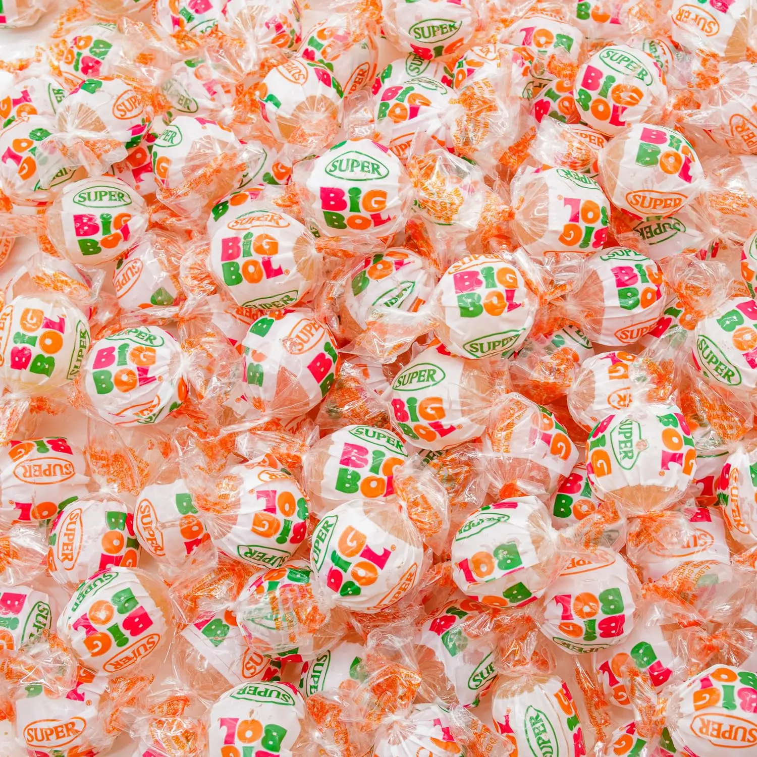 Super Big Bol Bubble Candy Gum 14 oz – SUPER SIZE, Bulk Bag, Fruit Flavored, Nostalgic Gum, Individually Wrapped, Dual Taste & Texture (31 Pieces)