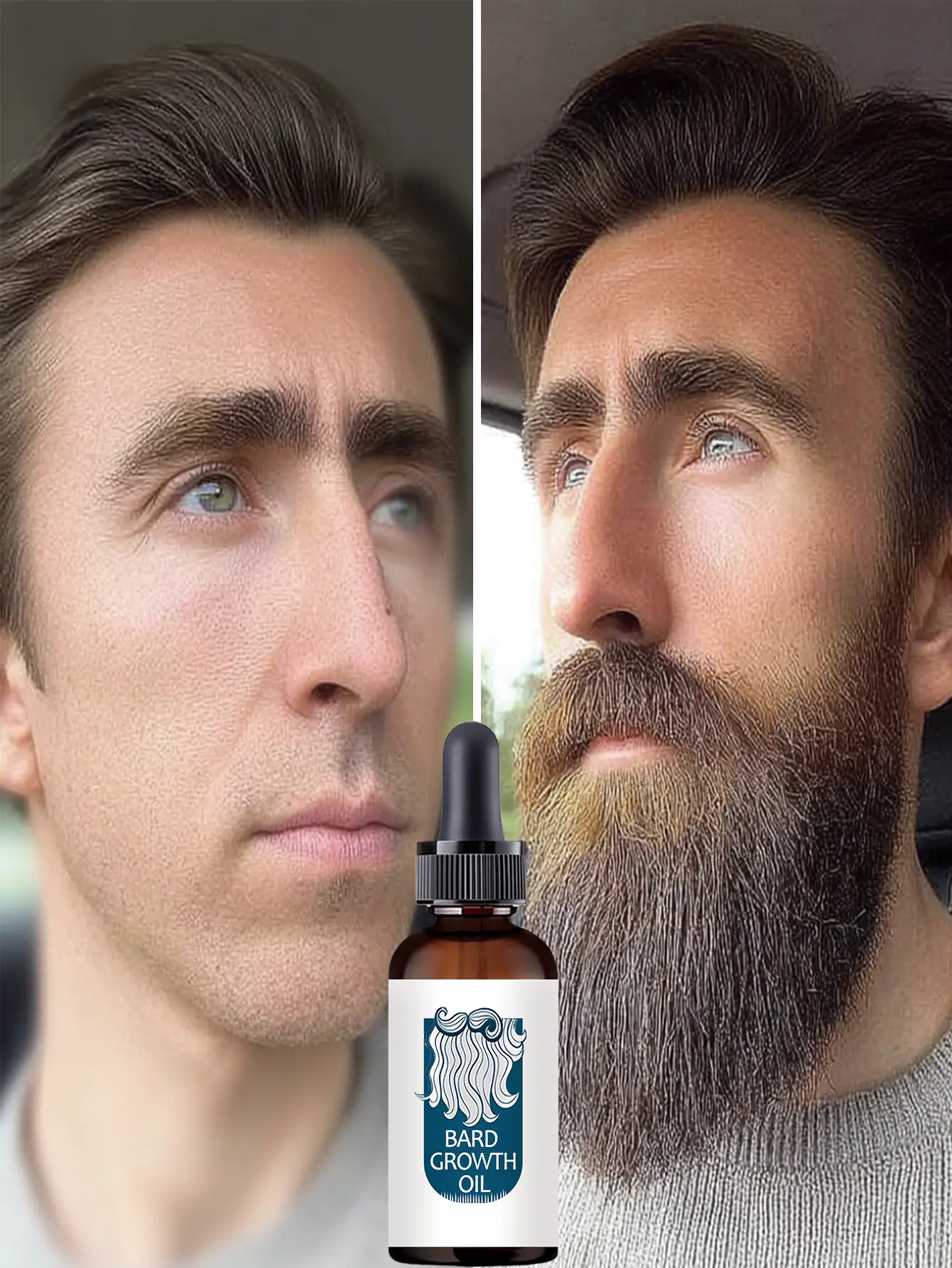 Men's Beard Serum—A daily, non-greasy, anti-frizz formula that nourishes, hydrates, softens, and repairs, promoting thicker, stronger beard growth.