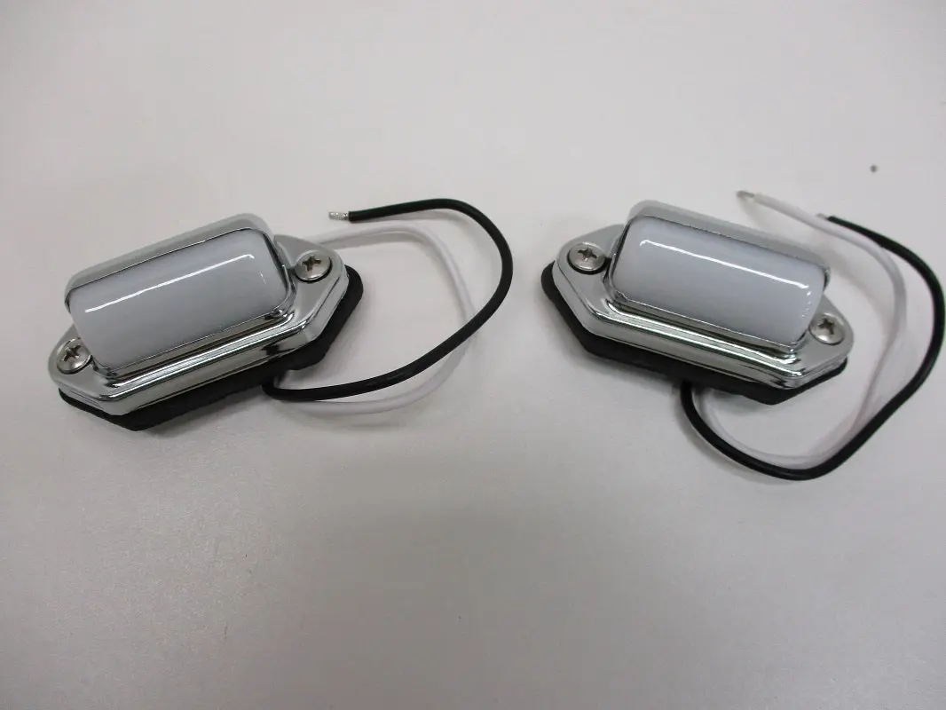 Incandescent Bus Truck RV ATV Snowmobile Camper Trailer License Plate Lights