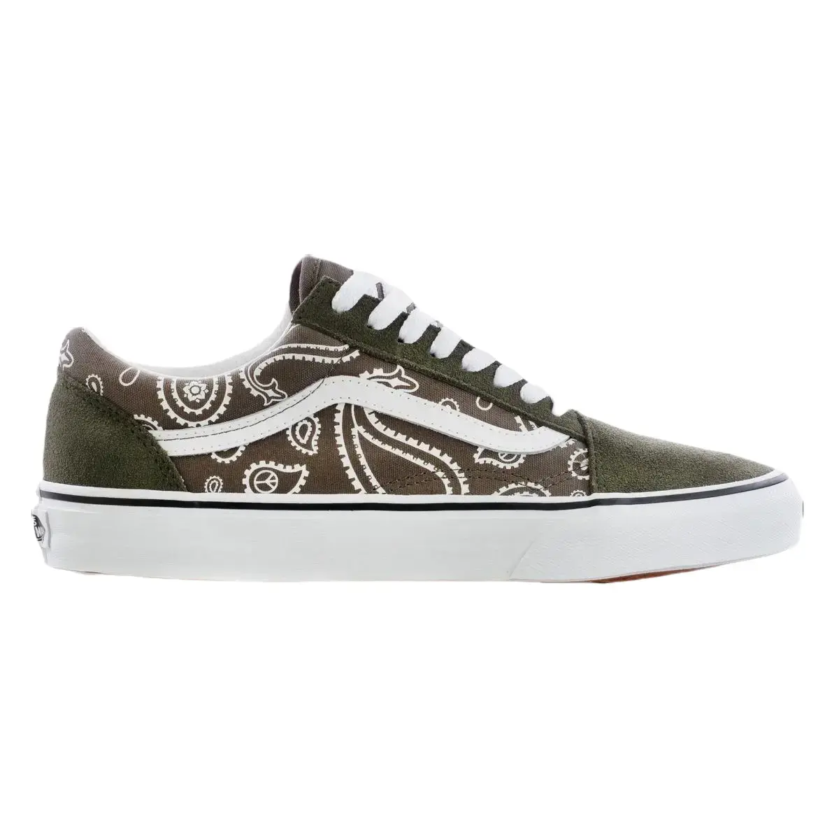 Vans Old Skool Peace Paisley Grape Leaf Men's Fashion Shoes New