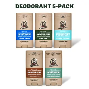 Deodorant 5-Pack - Dr. Squatch - Body Care For Men