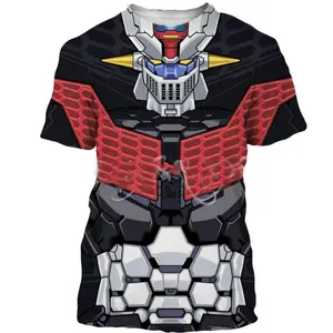 Hot Sale Anime Mazinger Z T-Shirt Men Women New Fashion 3D Cartoon Printed T Shirt Summer Harajuku Style Kids Tops Tees Clothing