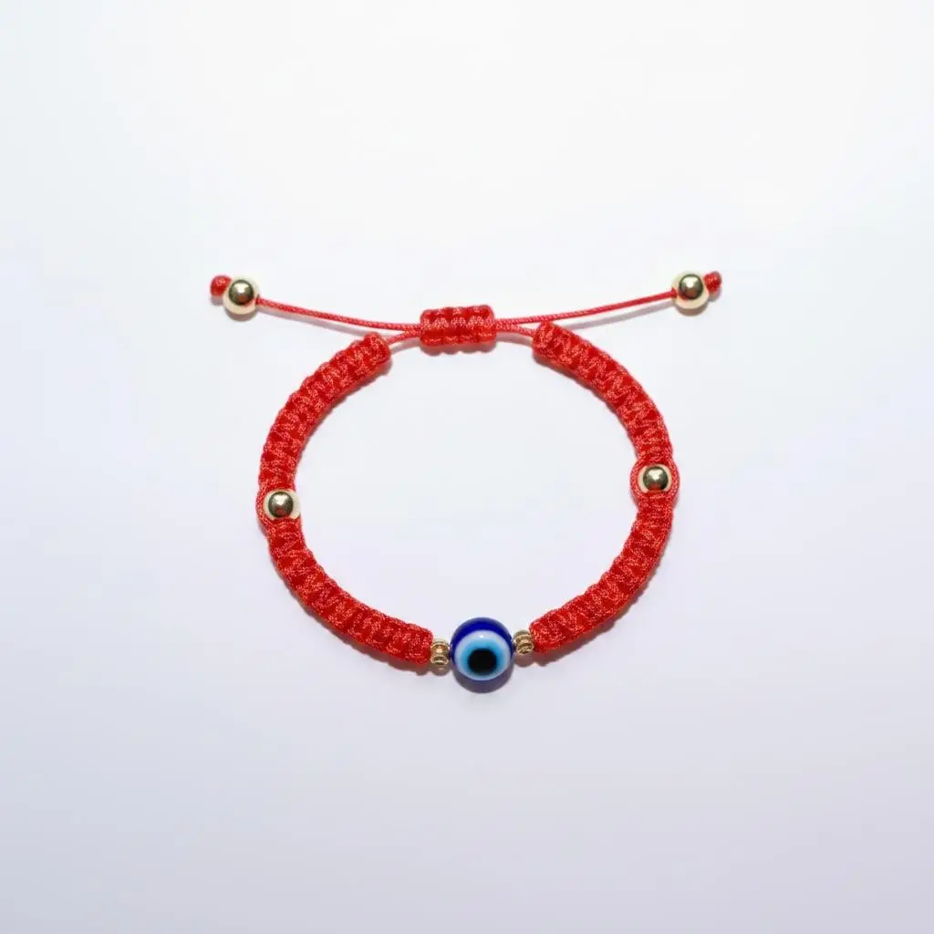18K GOLD PLATED BABY BRACELET RED STRING