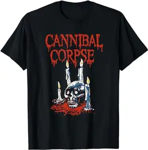 Cannibal Corpse - Official Merchandise - Ritual Candles T-Shirt Christmas Cotton Man Menswear