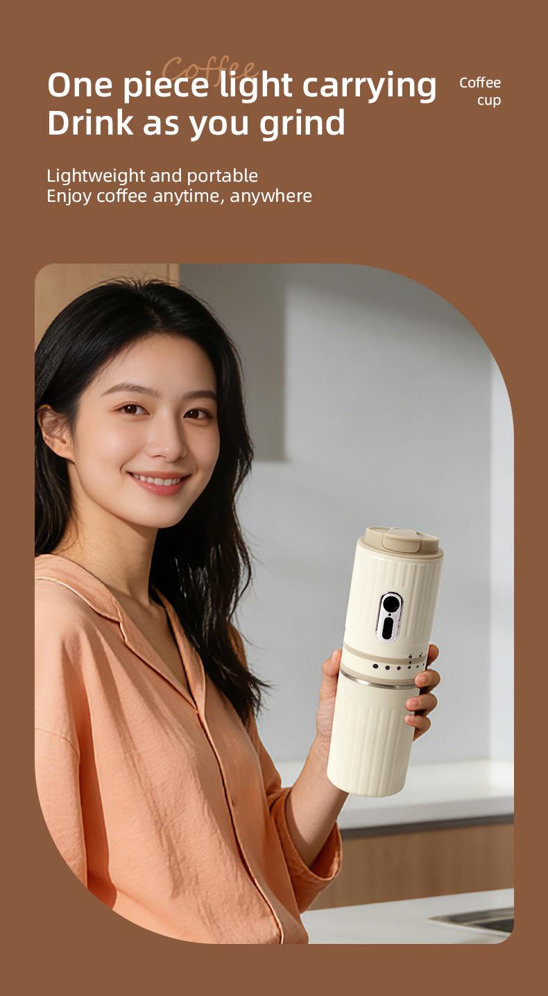 Portable Coffee Machine - Household Kitchen Appliance for Coffee and Tea Brewing