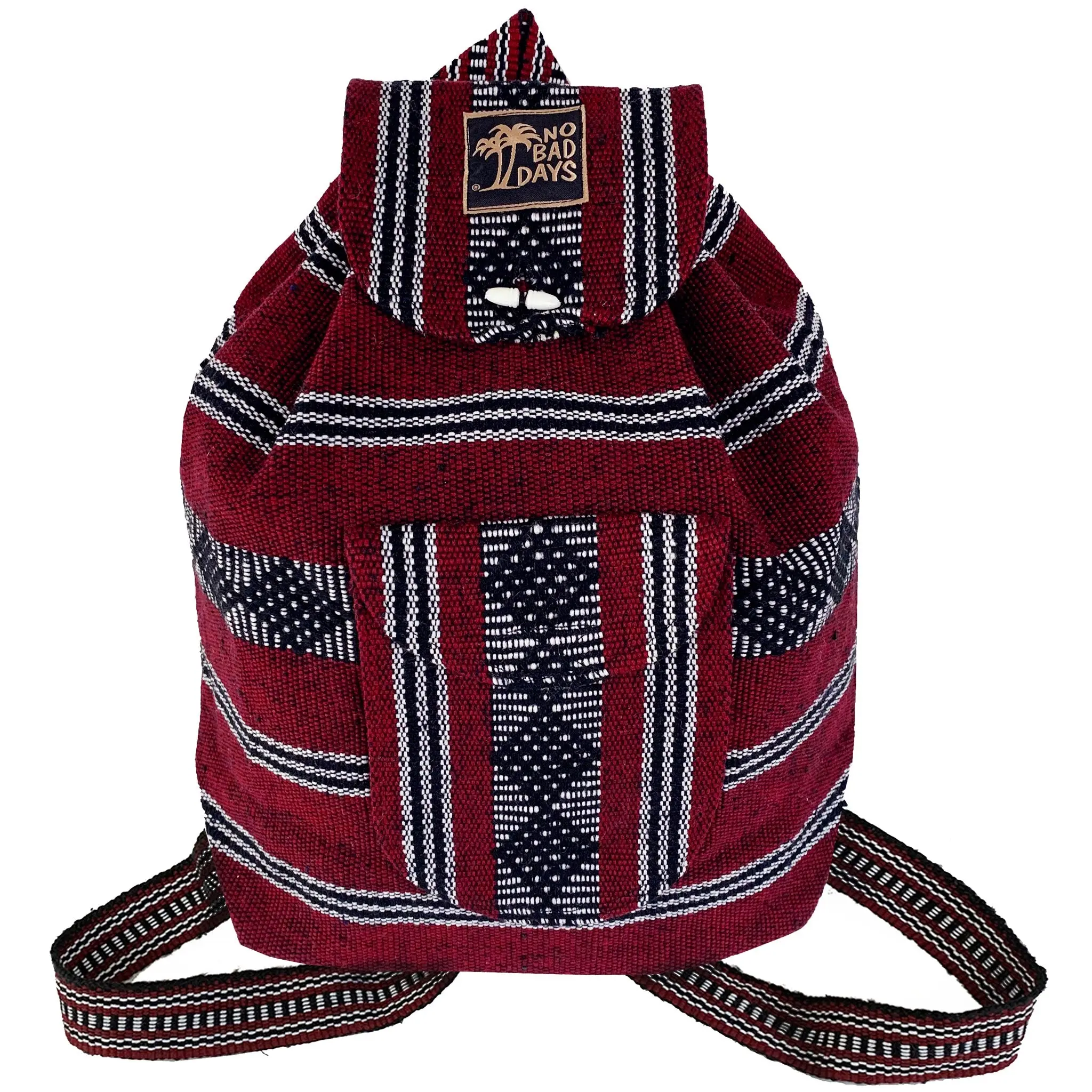 Baja Backpack - Burgundy Wine Black