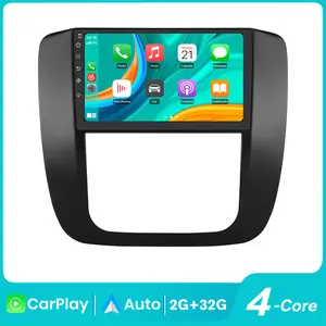 Car Stereo for GMC Yukon 2007-2013 & Chevrolet Tahoe/Suburhan 2007-2013 touch screen has Android Auto Wireless Carplay, Bluetooth WIFI supports GPS Navigation
