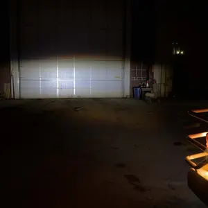 Motorcycle LED Spotlight Dual-Color Hi/Low Beam Fog Lamps, Mini Lens Headlight Driving Light for Cars, Trucks, SUVs and UTVs, Motorcycle LED Lights (12-36V)