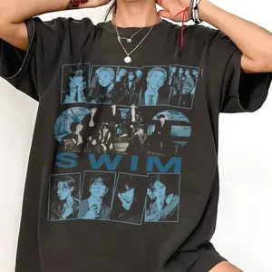 [Sale off up to 50%] Vintage Bangtan Shirt, Swim Retro 90s Shirt, Gifts For Fan, Graphic Streetwear T-shirt