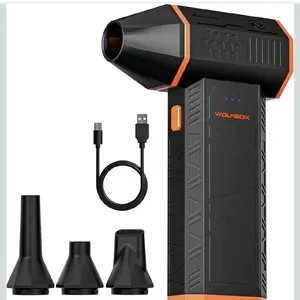 Cordless Rechargeable Compressed Air Duster, 100000RPM High-Pressure Blower for Cleaning Electronics, Keyboards, Cars