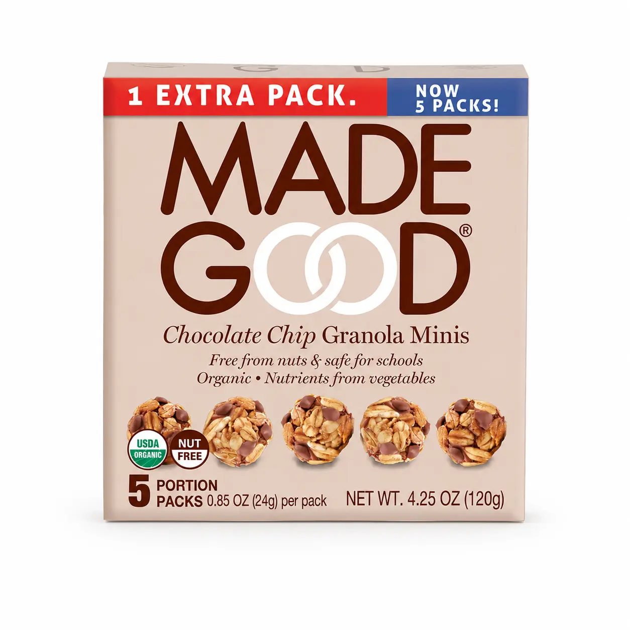 Made Good Granola Minis Chocolate Chip 24 gram