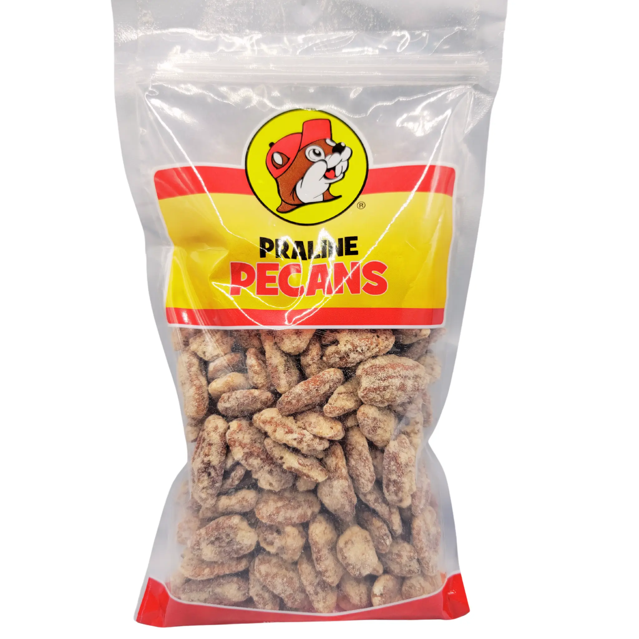 Buc-ee's Praline Pecans- 12 oz Bag of Sweet, Crunchy Protein Packed Nut Snacks Sugar Peanut