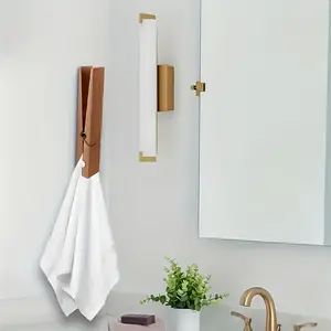 Giant Clothespin Bathroom Towel Holder | Huge 12” Clothes pin | Farmhouse bathroom décor | Laundry room or nursery décor | Towel Rack or Hook | Bathroom Accessories wall décor (Classic Gray)