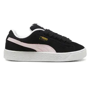 PUMA Womens Suede Xl Lace Up Sneakers Shoes Casual - Black, Pink