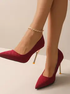 Women's New Versatile Pointed Toe High Heels, Elegant Fashion Daily Wear, Suitable for Any Occasion, Stylish and Comfortable Shoes