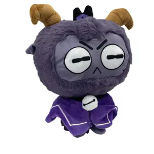 New Arrival Cult of the Lamb Lamb Plush Doll Kawaii Game Character Stuffed Toy Home Decor Collectible Gift