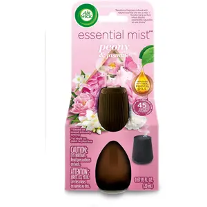Peony & Jasmine Essential Mist Refill - 1 ct, for Diffusers & Air Fresheners