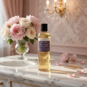 8 oz Rapunzel Hair Moisturizing ginger & honey shampoo with rosemary, peppermint, no sulfates, hair growth shampoo