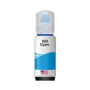 Replacement Ink Bottle For Epson 522 (T522220-S) 70 ml Cyan