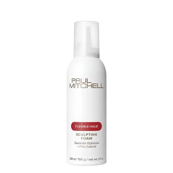 Paul Mitchell Sculpting Foam - Hydrating Coconut Scented Mousse for Frizz Control and a Smooth, Touchable Hold for All Hair Types Including Wavy and Curly, Moisturizer, Curly Hair, Coconut Oil