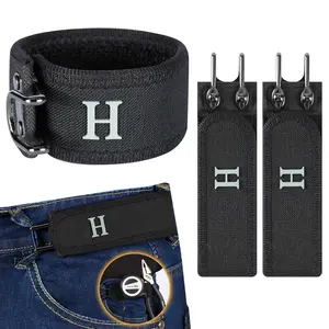 2026 Unisex Tactical Metal Hook Elastic Belt - No Buckle, Invisible Design, Adjustable Side Belt, Stretch Waistband - Father's Day Gift, SummerWins 4thofjulyoutfits