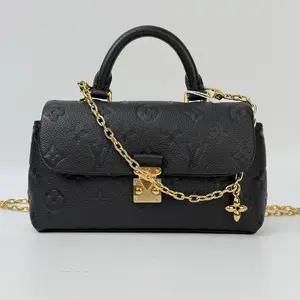 Pre-owned Louis Vuitton leather Crossbody Bags Nano Madeleine【BF 2U】