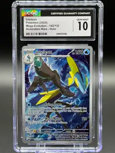 Pokemon TCG Inteleon | Mega Evolution 142/132 | CGC Graded GEM MINT 10