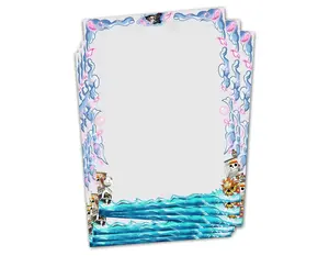 One Piece Border Sleeves (60 Sleeves)