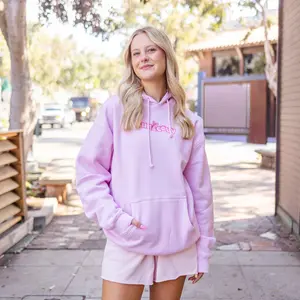 Pastel Hoodie in Blush Pink